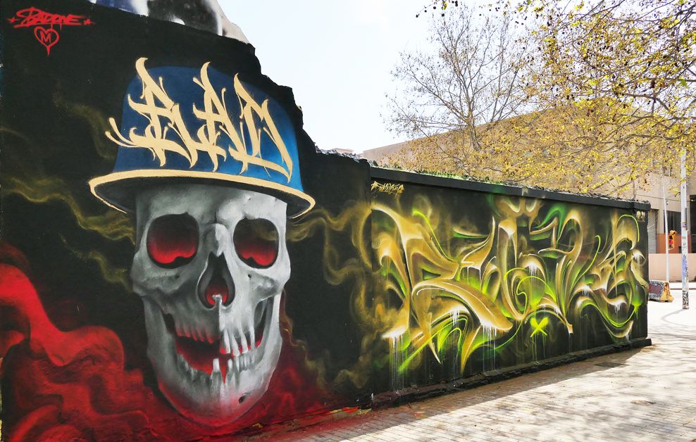 arte urbano bad1 & bublegumr