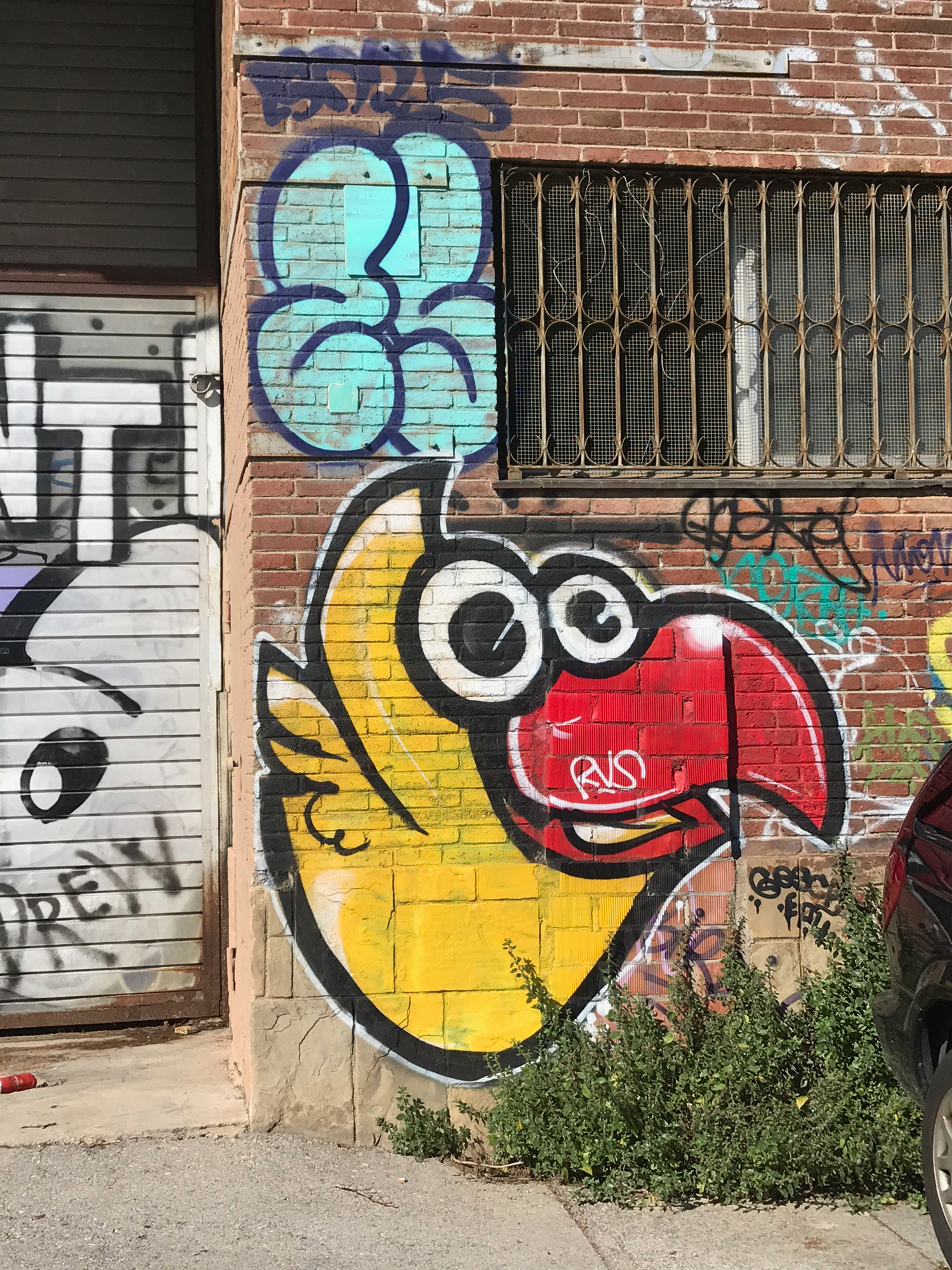Arte urbano de Freebirds en Barcelona