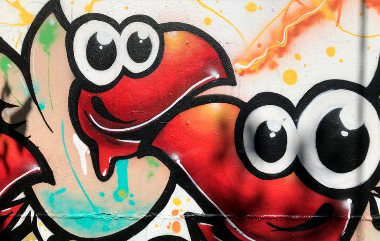Arte urbano de Freebirds en Barcelona
