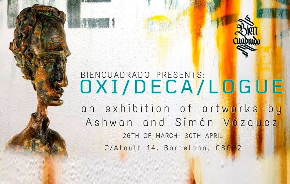 arte urbano simón Vázquez & Ashwan exposición de arte Barcelona