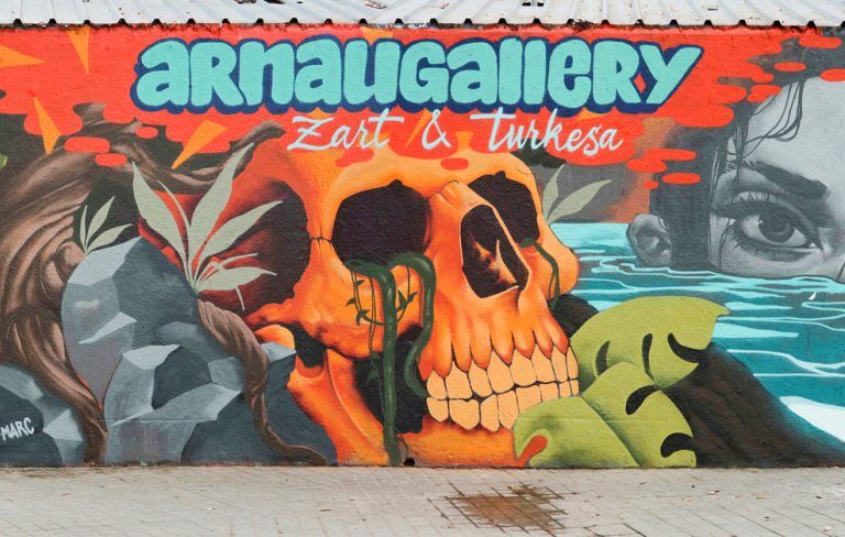 arte urbano Turquesa & Mr. zart Barcelona