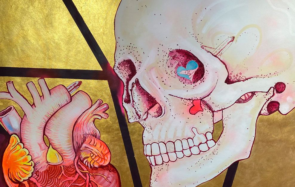 Arte urbano, exposición de arte Yaneth Rivas en la sala Mutuo – Barcelona