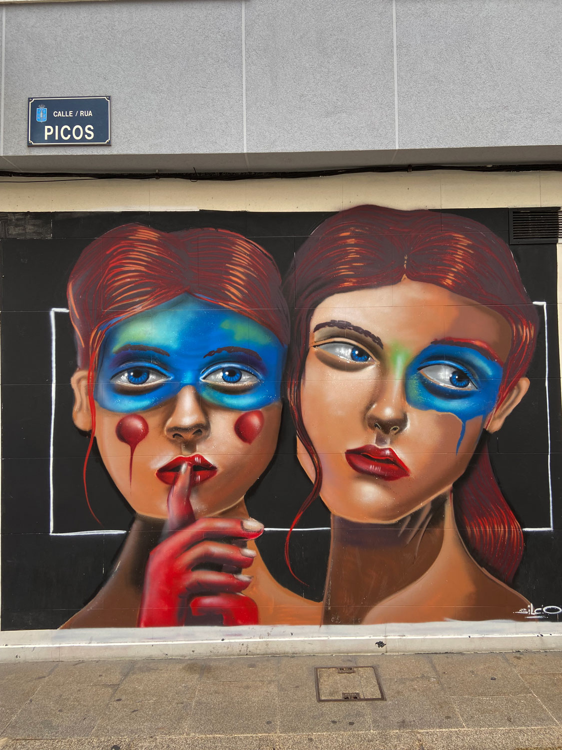 Arte urbano en La Coruña de Silc