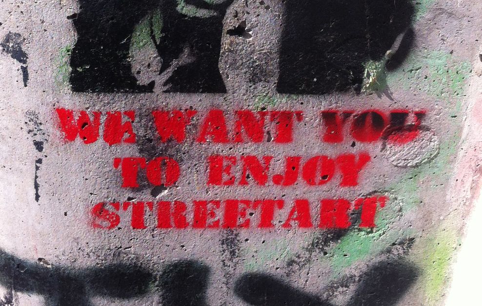 Arte urbano en Berlín – Stencil