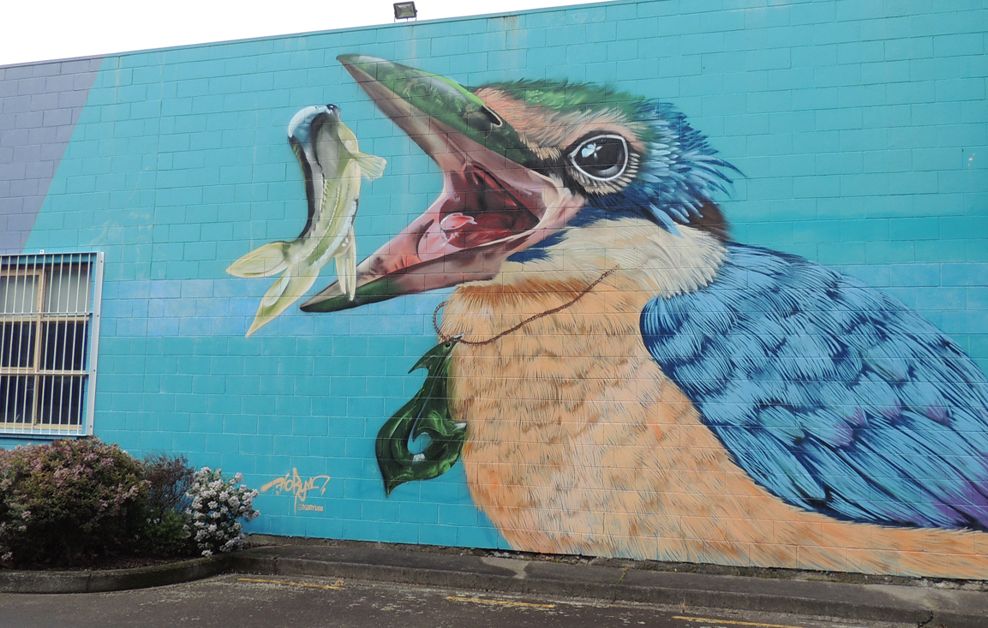 Arte urbano en Nueva Zelanda de KORYU88 ART