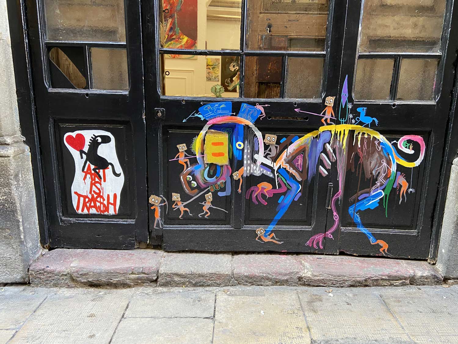 arte urbano art is trash Barcelona