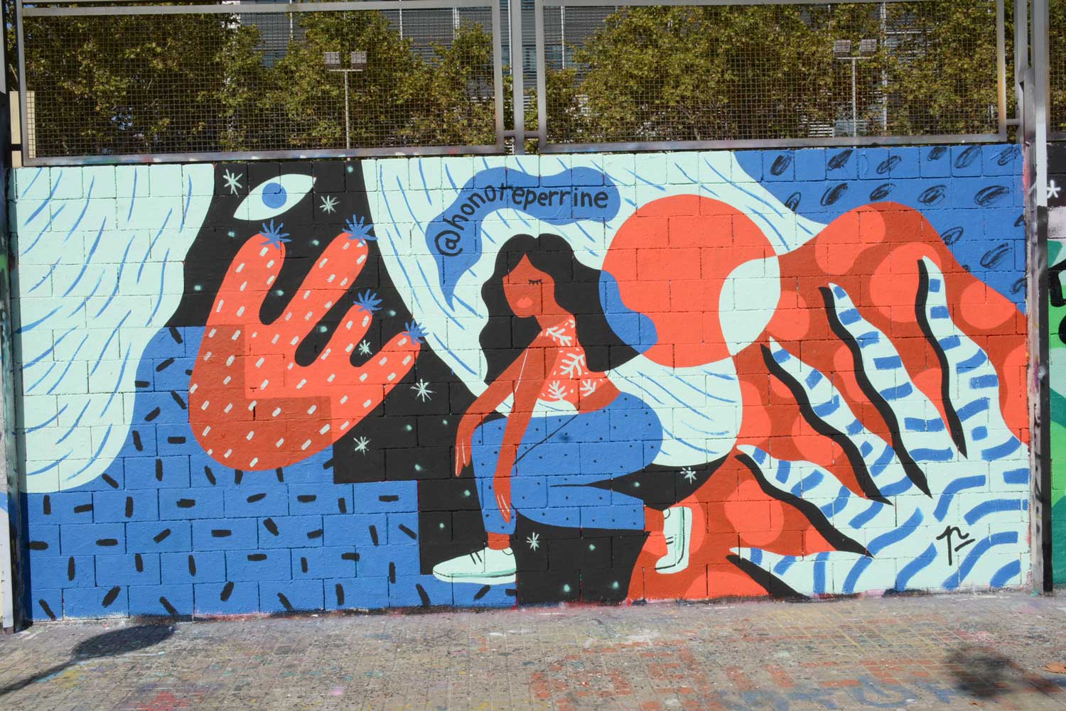 Arte urbano Perrine Honore, Barcelona
