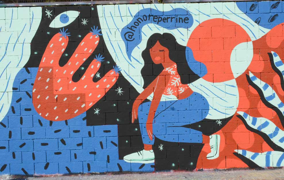 Arte urbano Perrine Honore, Barcelona