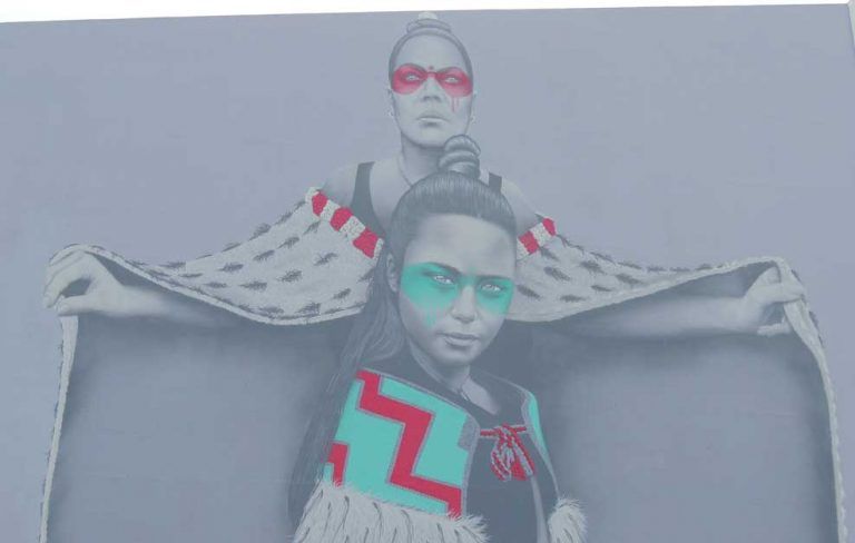 arte urbano Fin DAC New Zealand