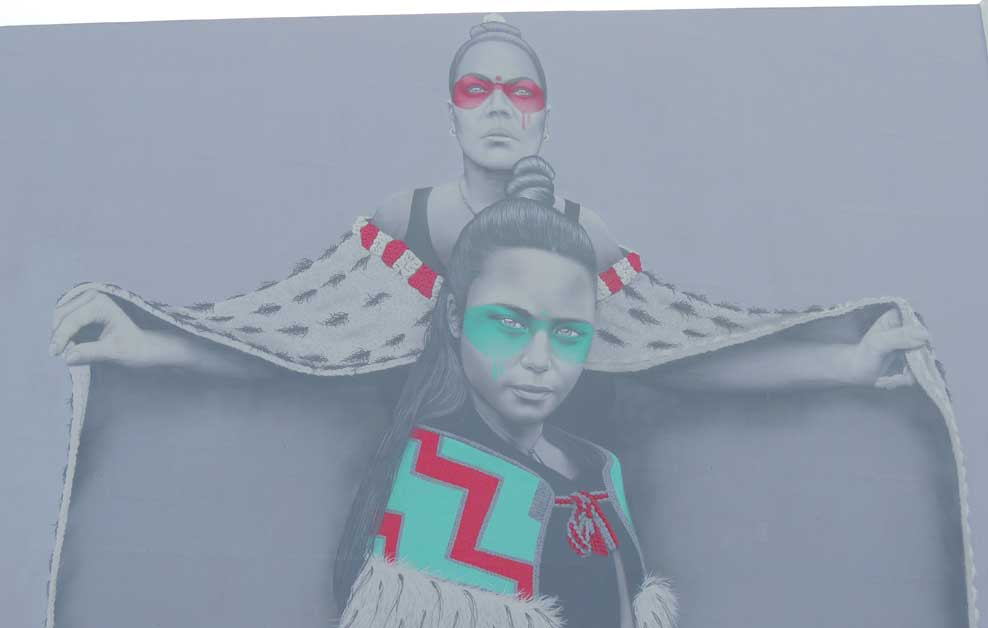 arte urbano Fin DAC New Zealand
