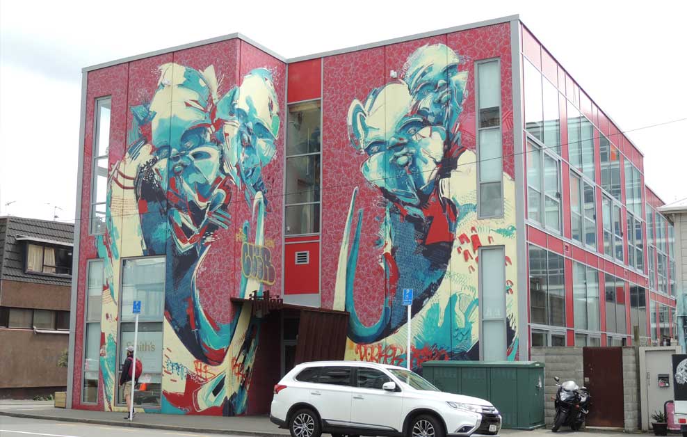 Arte urbano de Jon Drypnz en New Zealand