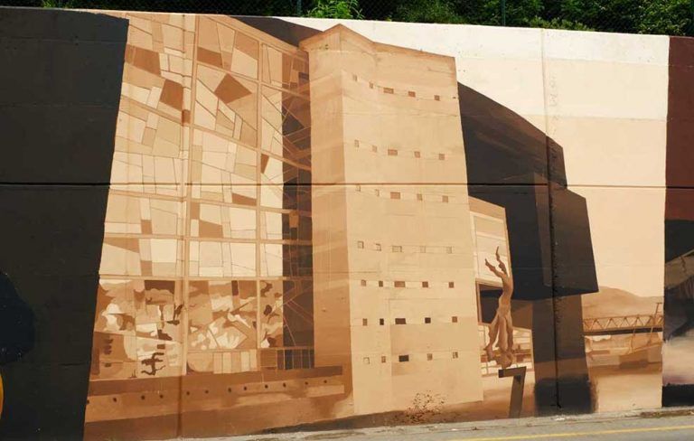arte mural Pablo Astrain en Bilbao