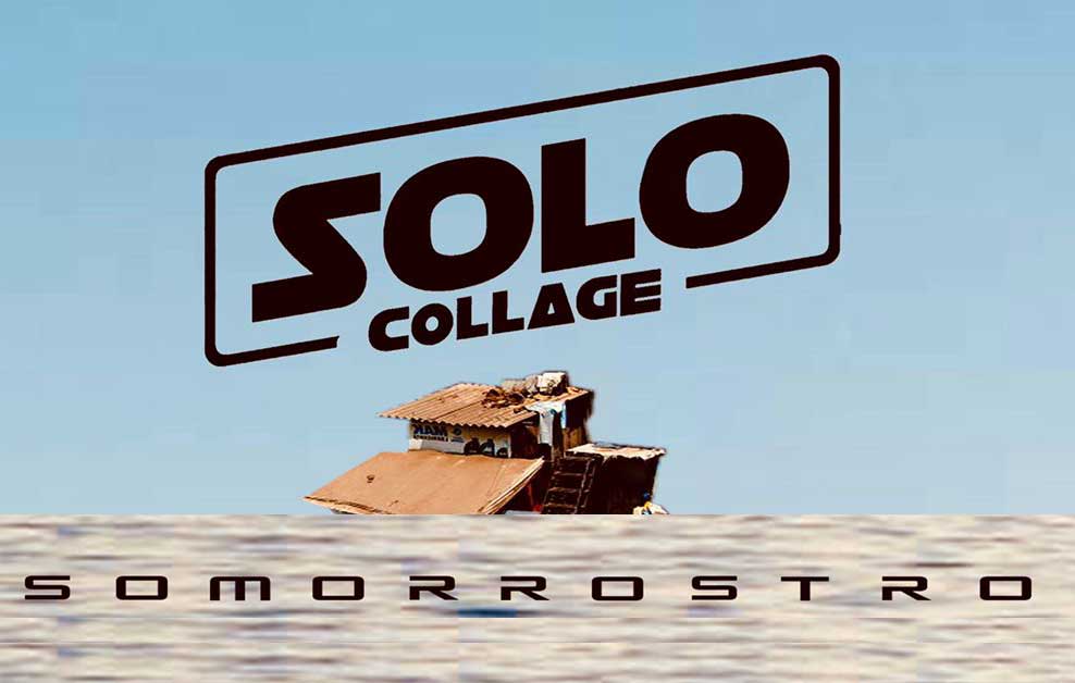 exposición de arte Solo collage Somorrostro Barcelona