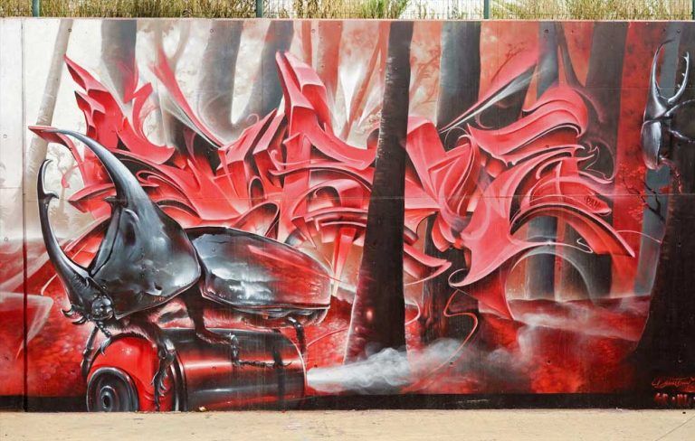 arte urbano bad1 & bublegumr
