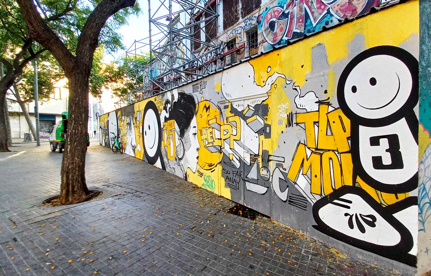 Arte urbano de Morcky & The London Police en Barcelona