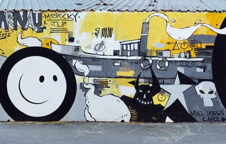 Arte urbano de Morcky & The London Police en Barcelona
