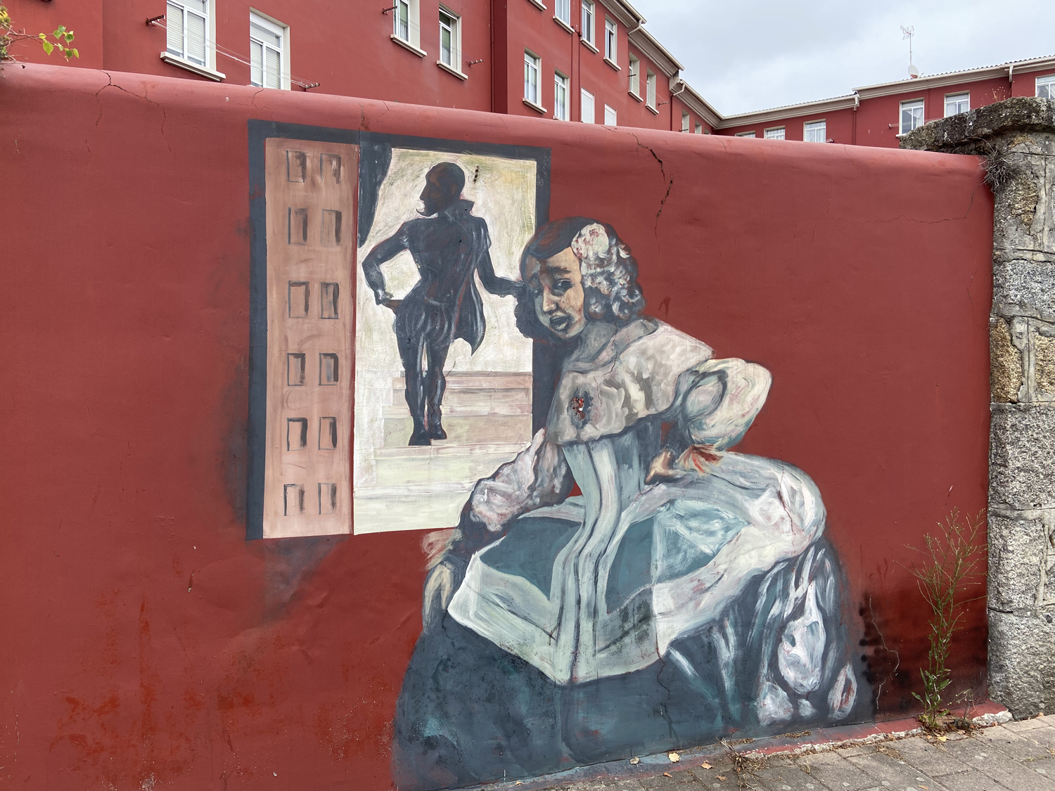 arte urbano Meninas de Canido, Galicia
