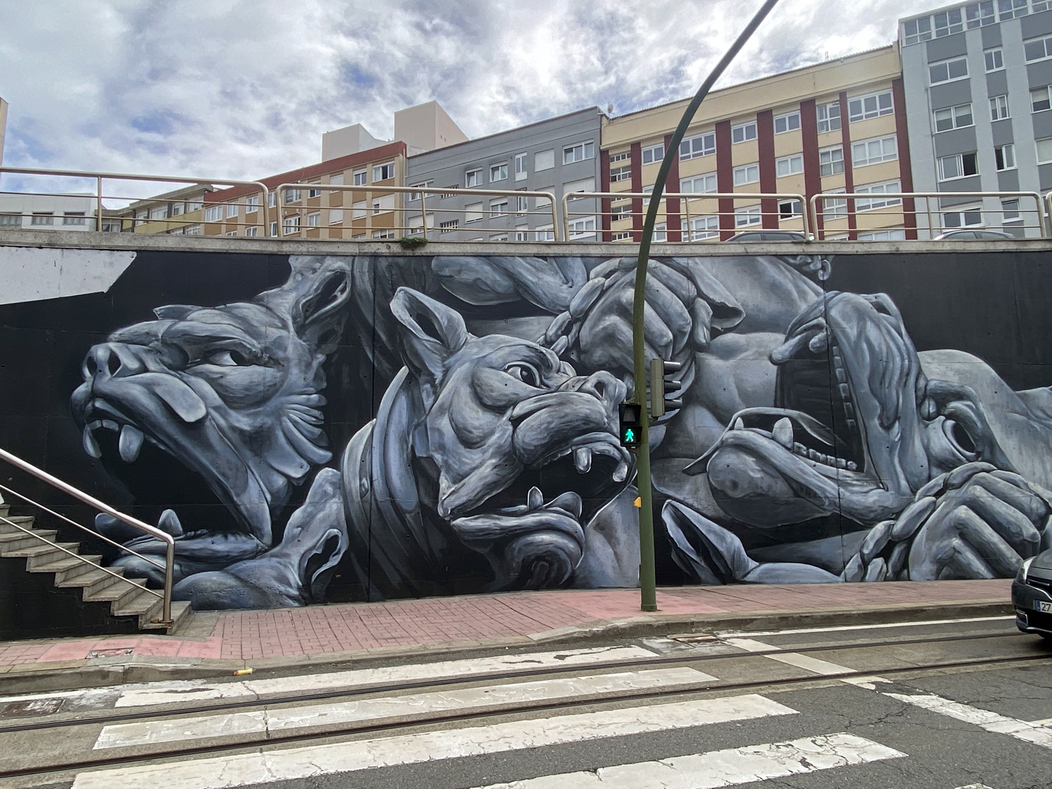 arte urbano, Diego As, Paseo marítimo la Coruña