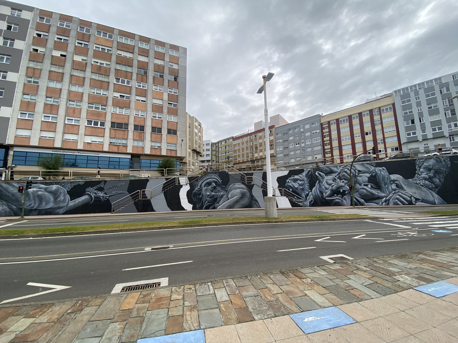 arte urbano, Diego As, Paseo marítimo la Coruña