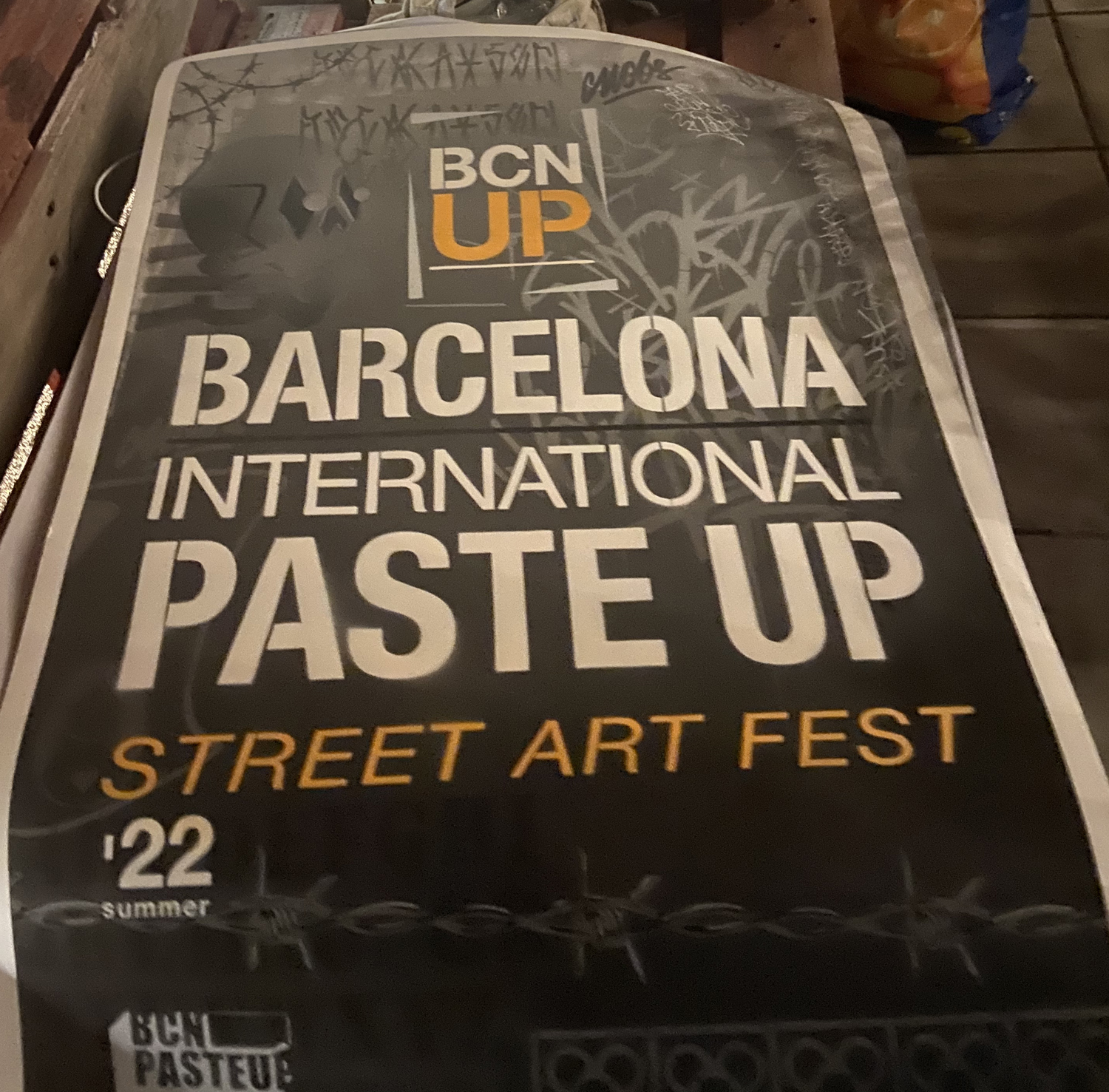 arte urbano festival de paste up en Barcelona