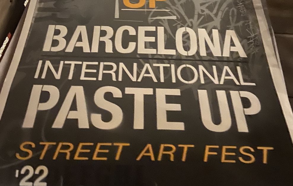 arte urbano festival de paste up en Barcelona