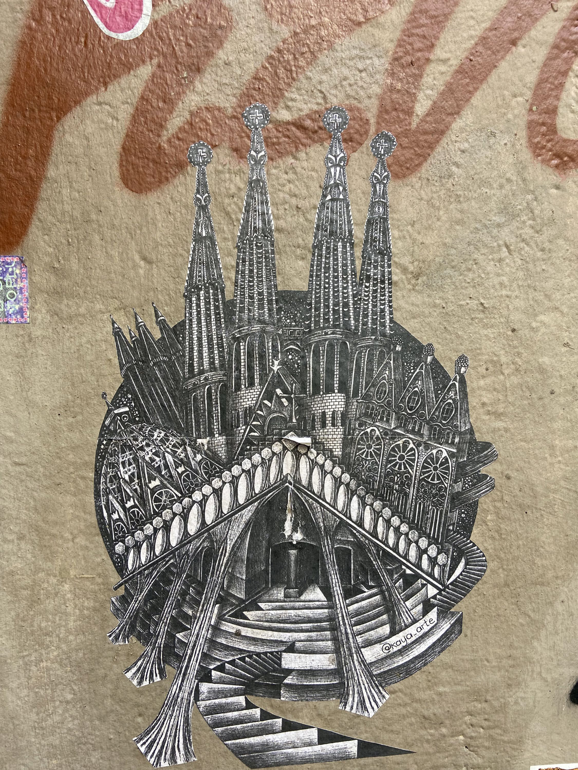 Arte urbano Kaya Mattiuzzo Barcelona