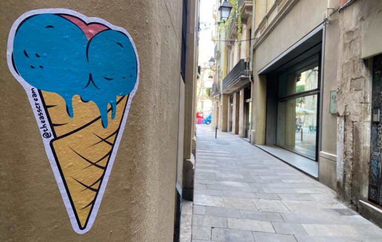 Arte urbano The Ass Cream Barcelona