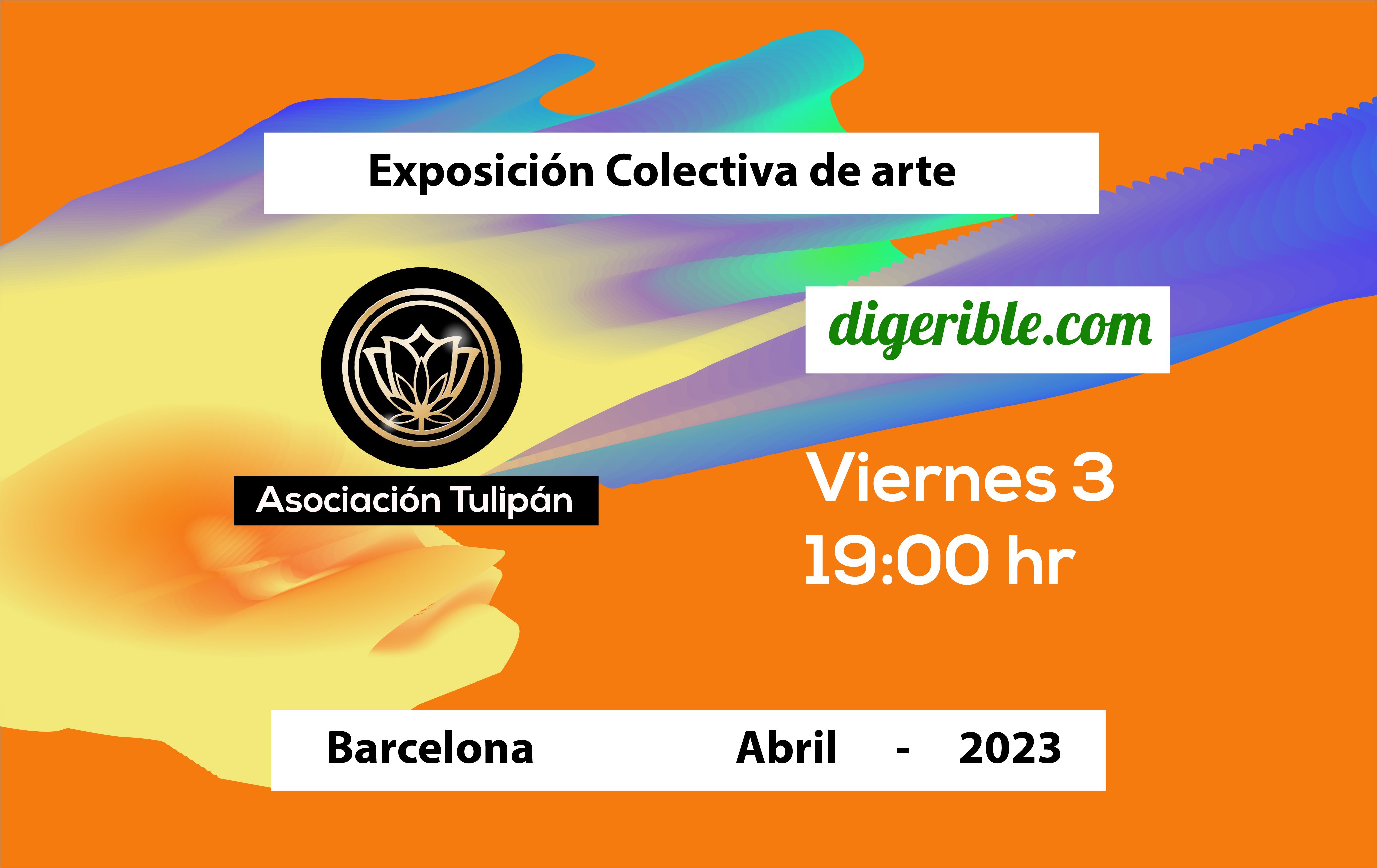 arte urbano cartel exposición digerible de arte Barcelona
