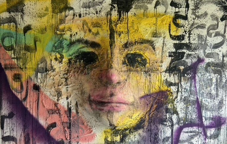arte urbano Luciano Lozupone galería abandonada