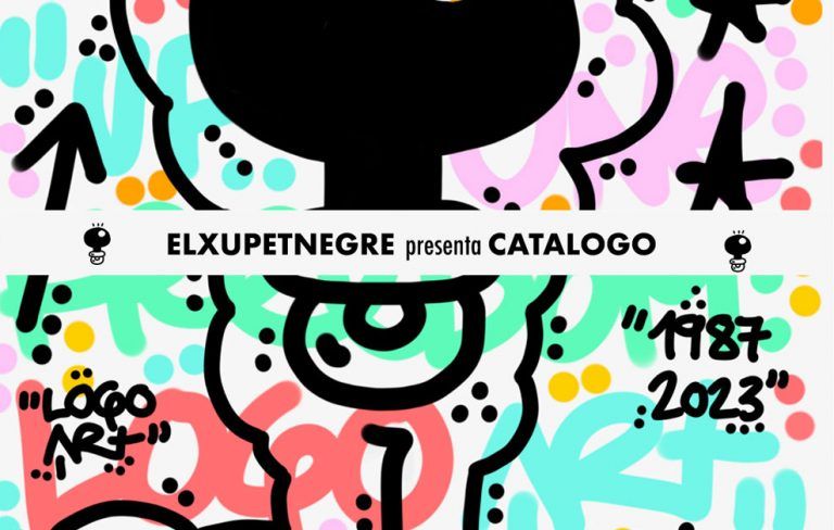arte urbano cata pop y el xupet negre, Barcelona