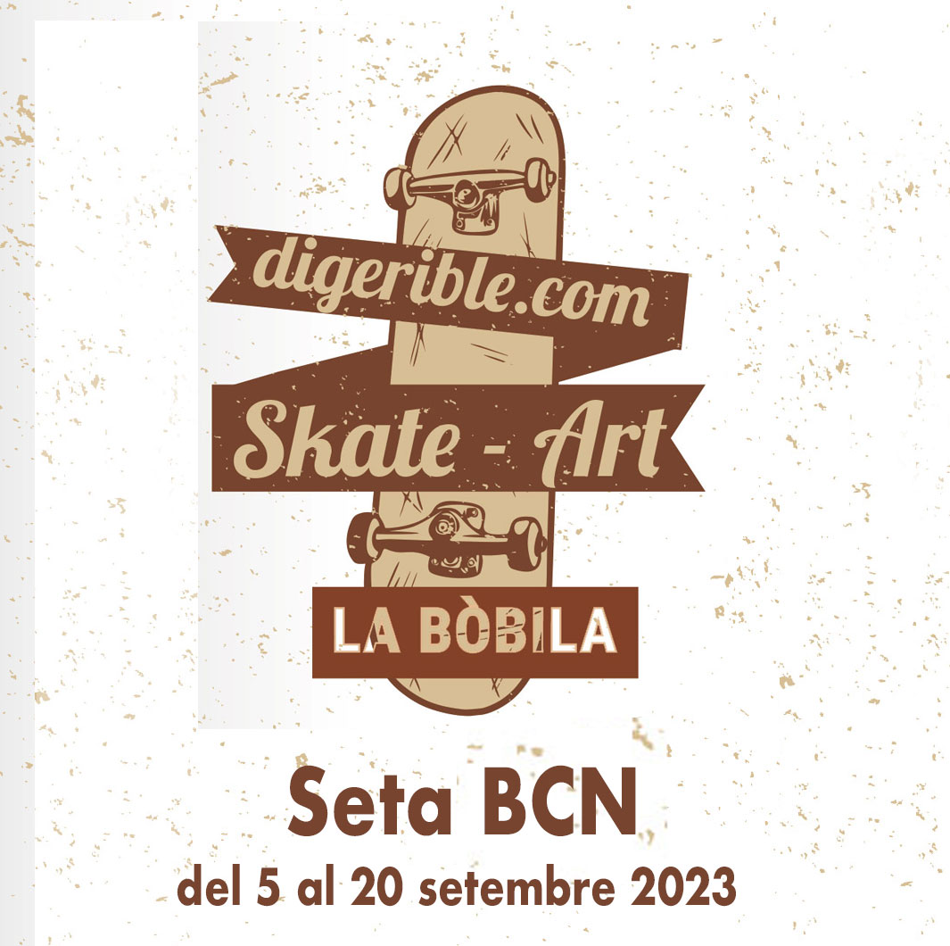 SETA BCN exposición “digerible.com Skate Art” 2023