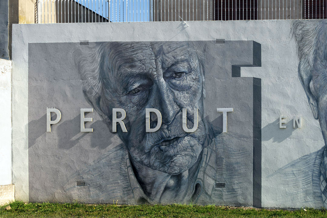 Arte urbano de Nil Perujo Puig en Girona - Les Planes d’Hostoles