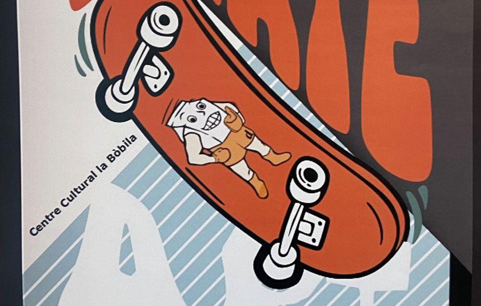arte urbano digerible skate art La Bòbila