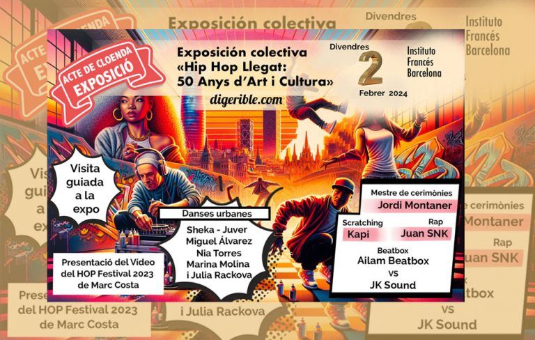 arte urbano Hip Hop Llegat: 50 Anys d'Art i Cultura - Barcelona