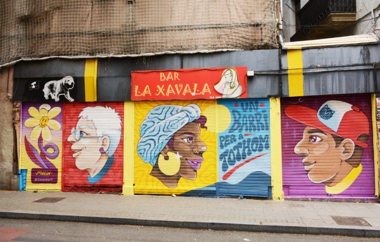 Arte urbano Ravaleart Barcelona