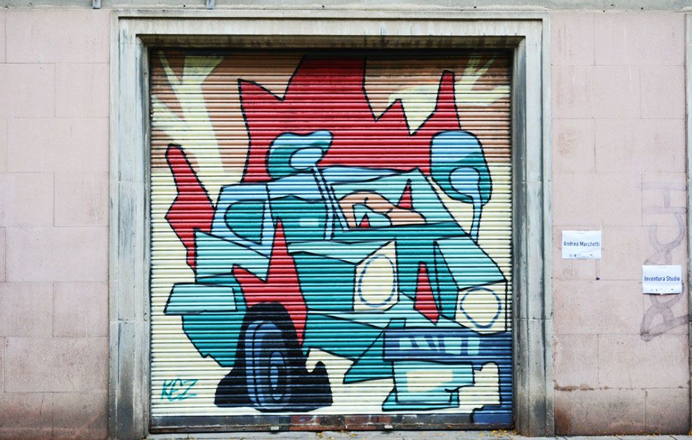 Andrea Marchetti Arte urbano Ravaleart Barcelona Raval