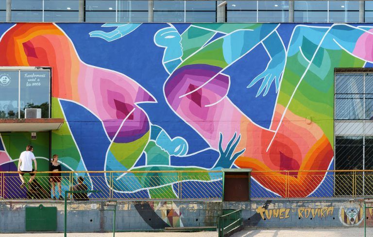 Alessia Innocenti y Laura Gonballes Arte urbano boca nord