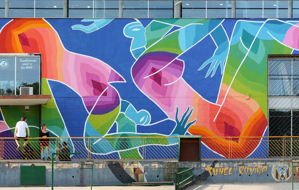 Alessia Innocenti y Laura Gonballes Arte urbano boca nord