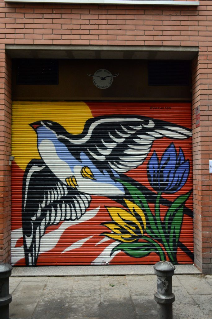 Valentina Wilson Arte urbano Ravaleart Barcelona Raval