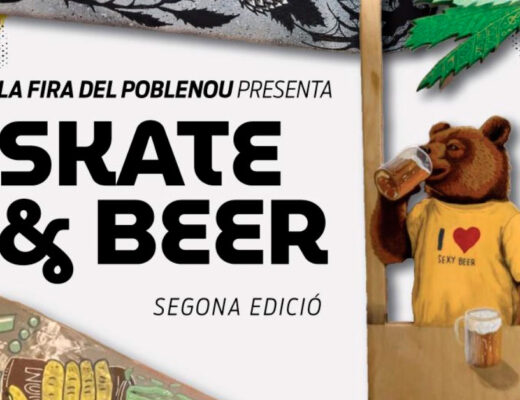 Skate Beer art digerible Barcelona