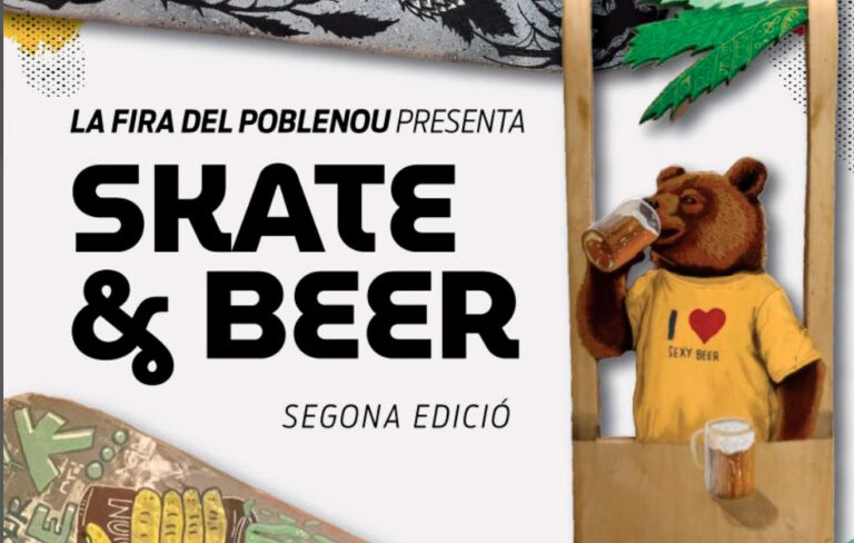Skate Beer art digerible Barcelona