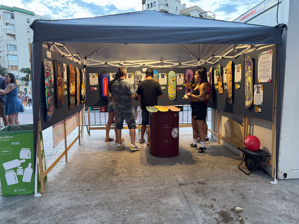 Skate Beer art digerible Barcelona