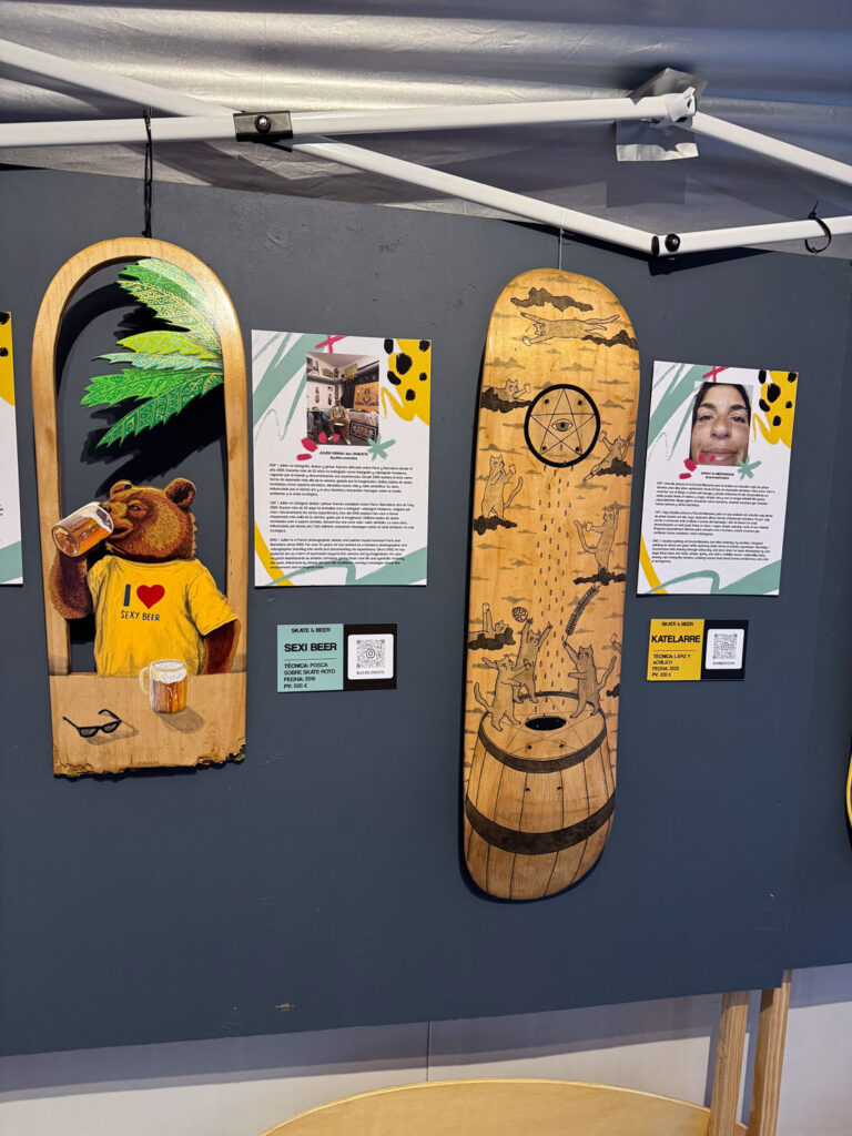 Skate Beer art digerible Barcelona