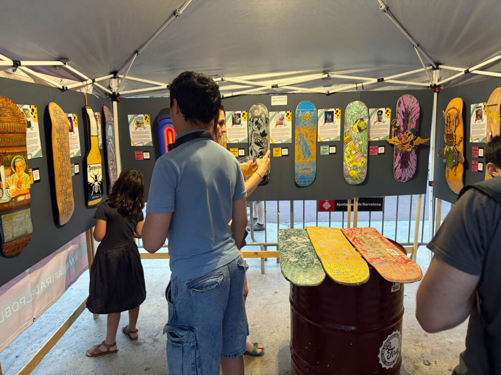 Skate Beer art digerible Barcelona
