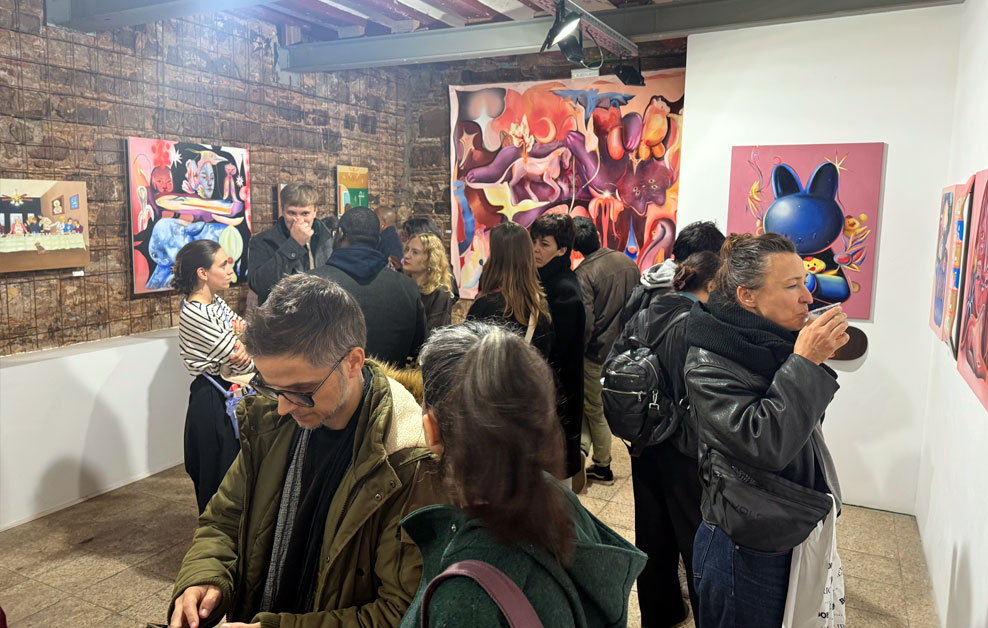 Artequemy Gallery en Barcelona Irannis y Carola Bagnato