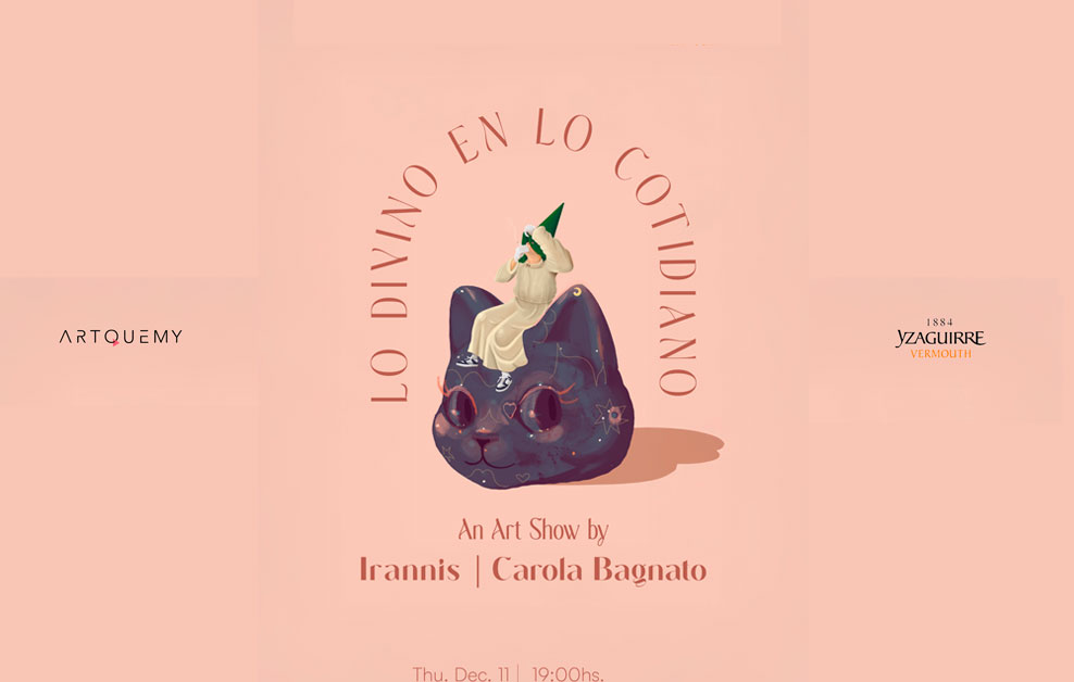 exposición de arte en barcelona Irannis y Carola Bagnato "LO DIVINO EN LO COTIDIANO"