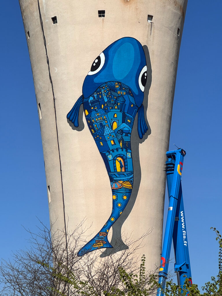 oups chateau eau villeneuve les maguelone francia arte urbano digerible