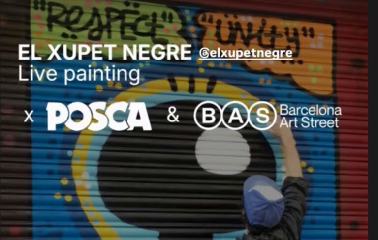 El Xupet Negre Barcelona Pintura en vivo
