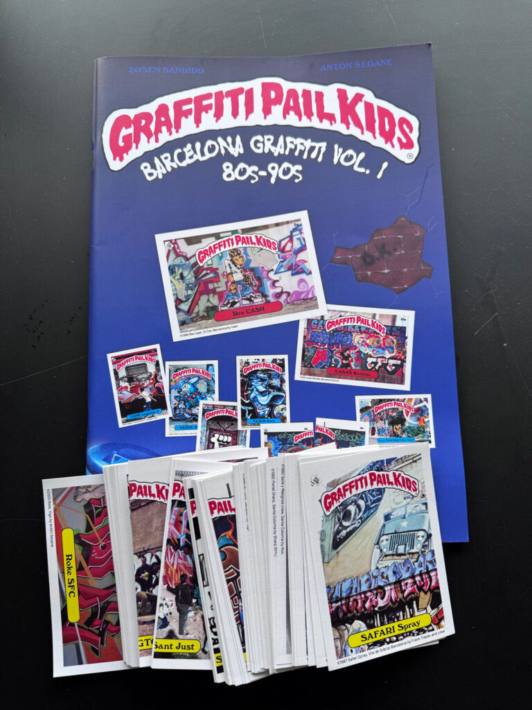 Graffiti Pail Kids Barcelona 1980-2000 Zosen Bandido Antón Seoane