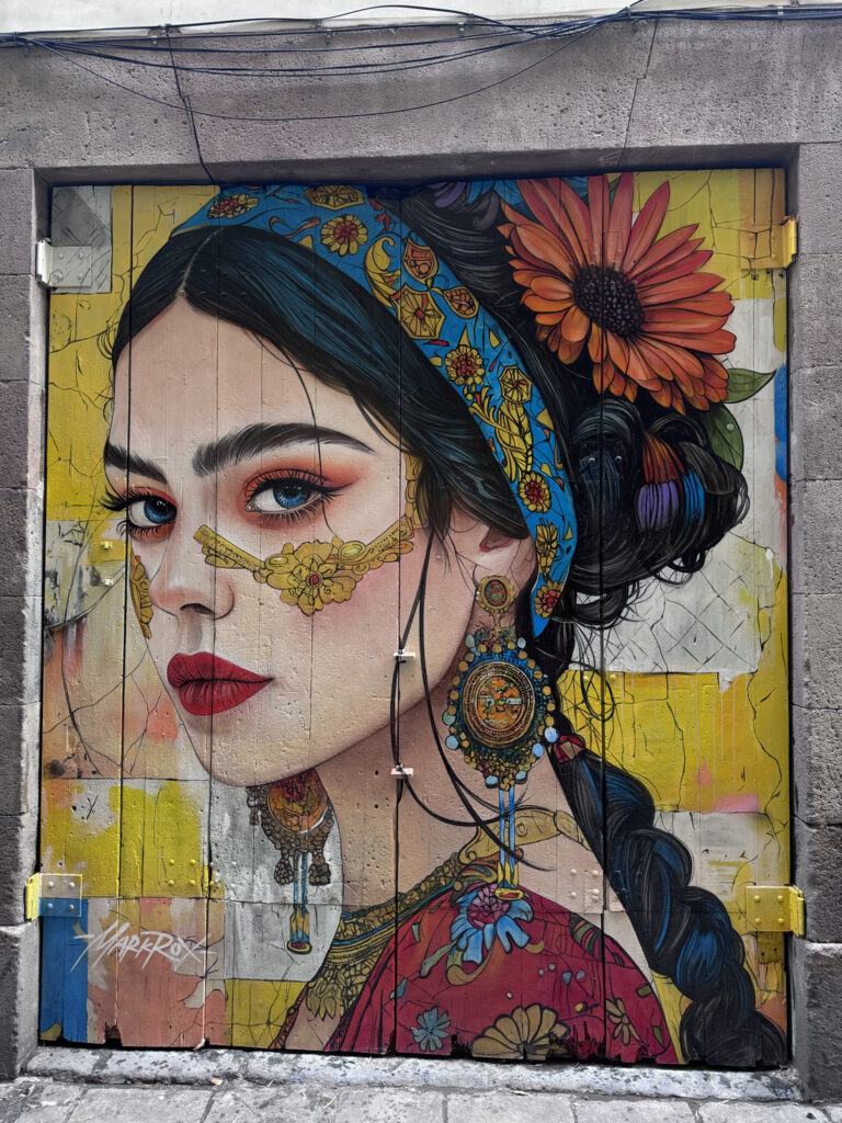 Mark Rox arte urbano en Barcelona Barri Gòtic